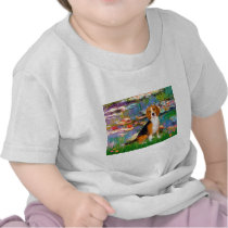 Beagle 7 - Lilies 2 T Shirts