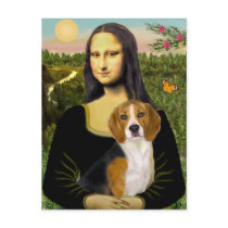 Beagle 7 - Mona Lisa Postcards