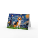 Beagle 7 - Starry Night Card