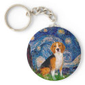 Beagle 7 - Starry Night keychains