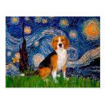 Beagle 7 - Starry Night Post Card