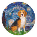 Beagle 7 - Starry Night stickers