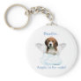 Beagle Angel Keychain