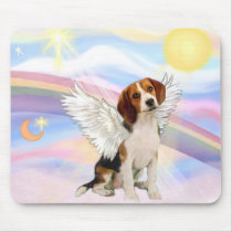 Beagle Angel Mouse Pads