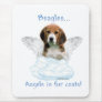 Beagle Angel Mouse Mats