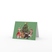 Beagle,Basset,Cocker Christmas