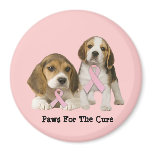 Beagle Breast Cancer Magnet