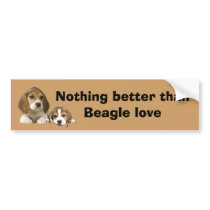 Beagle Buddies Bumper Sticker