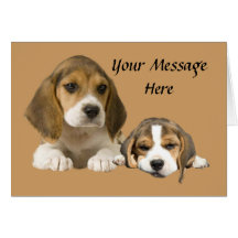Beagle Buddies Greeting Card