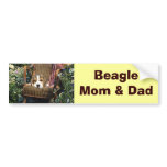 Beagle Bumper Sticker Garden Chair