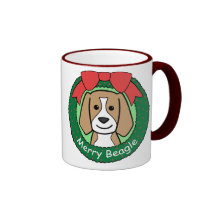 Beagle Christmas Coffee Mug