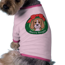 Beagle Christmas Doggie Tee Shirt
