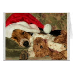 Beagle Claus, Christmas Thank You card
