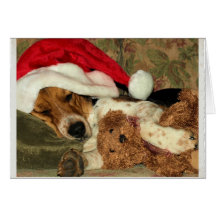 Beagle Claus, Christmas Thank You card