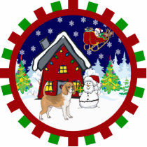 beagle cute country cottage ornament acrylic cut outs