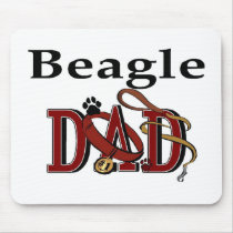 Beagle Dad Apparel Gifts Mouse Mat