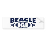 Beagle Dad Bumper Stickers