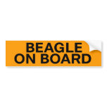 Beagle Dog Hound Remix Custom Bumper Stickers
