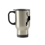 Beagle Dog (in black) Coffee Mug