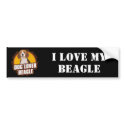 Beagle Dog Lover bumper stickers