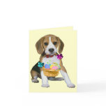 Beagle Easter - Customized Greeting Cards