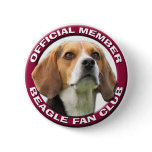 Beagle Fan Club Button
