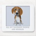 Beagle Favorite mousepads