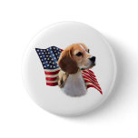 Beagle Flag - Button