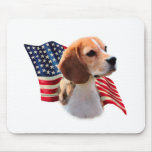 Beagle Flag Mouse Mat