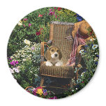 Beagle Garden Magnet