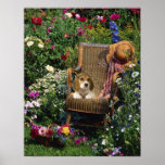 Beagle Garden Poster