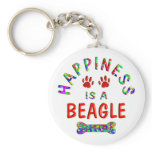 Beagle Happiness Key Chains