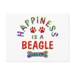 Beagle Happiness Post Cards