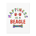 Beagle Happiness Post Cards