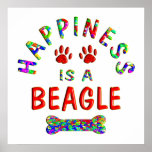 Beagle Happiness Print
