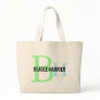 Beagle-Harrier Breed Monogram Design Canvas Bags