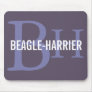 Beagle-Harrier Breed Monogram Design