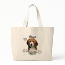 Beagle History Design Tote Bags
