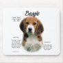 Beagle History Design Mousepad
