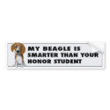Beagle Honour bumper stickers