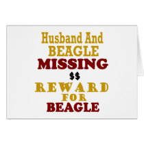 Beagle & Husband Missing Reward For Beagle