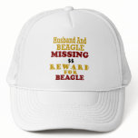 Beagle & Husband Missing Reward For Beagle Mesh Hat