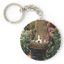 Beagle In Garden Chair Keychain