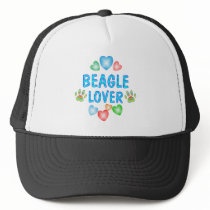 BEAGLE LOVER TRUCKER HATS