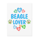 BEAGLE LOVER POSTCARD
