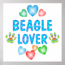 BEAGLE LOVER POSTERS