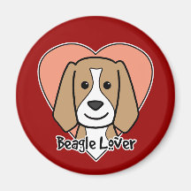 Beagle Lover Refrigerator Magnet
