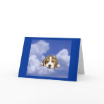 Beagle Loving You Is Heavenly Card