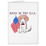 Beagle Made In The USA Card