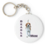 Beagle Mom 4 - Keychain